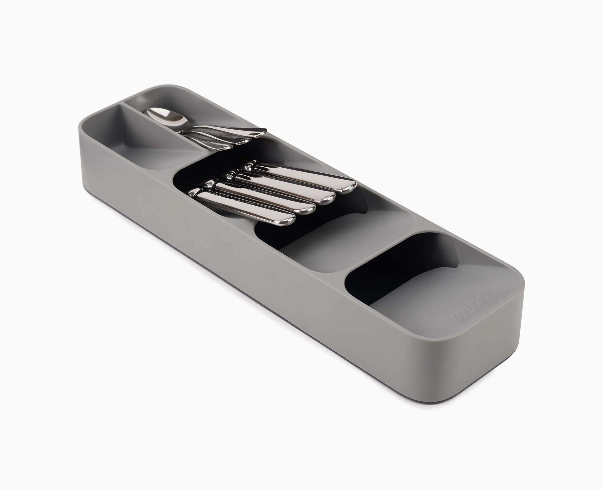 Compact Cutlery Organiser - Grey | Joseph Joseph