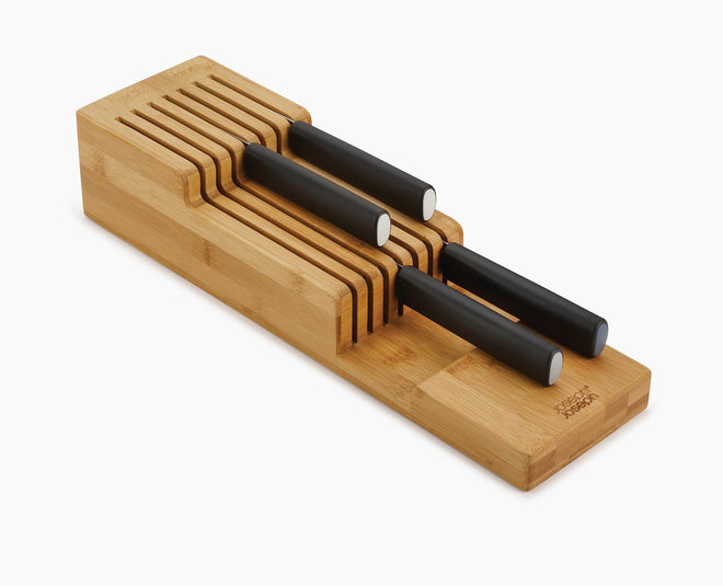 DrawerStore™ Bamboo Compact Knife Organiser - Image 1
